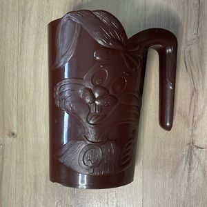 Vintage Nesquik Milk Bag Jug.‎ Brown. Made in Canada.